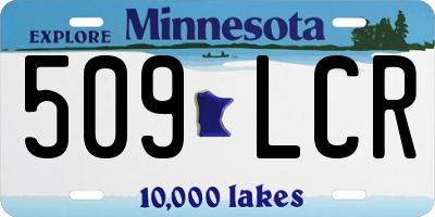 MN license plate 509LCR
