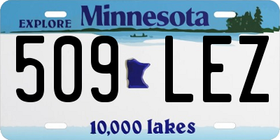 MN license plate 509LEZ