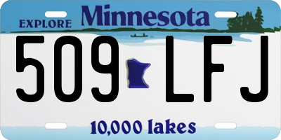 MN license plate 509LFJ