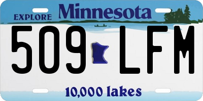MN license plate 509LFM