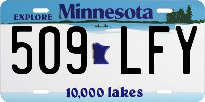 MN license plate 509LFY