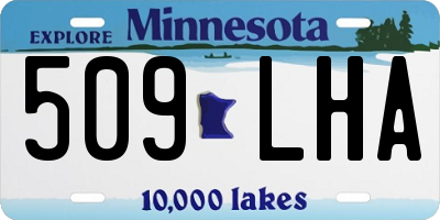 MN license plate 509LHA
