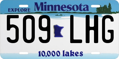 MN license plate 509LHG
