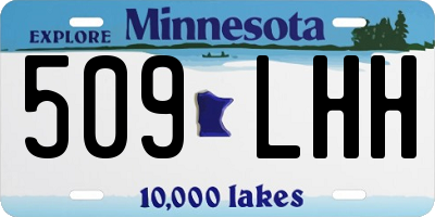 MN license plate 509LHH