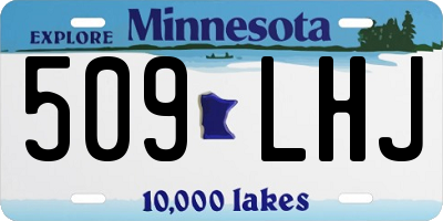 MN license plate 509LHJ
