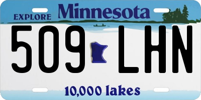 MN license plate 509LHN