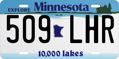 MN license plate 509LHR