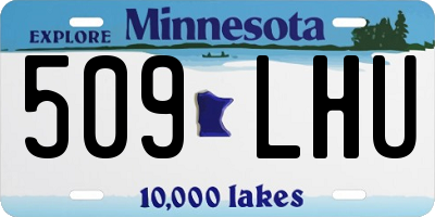 MN license plate 509LHU
