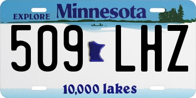 MN license plate 509LHZ