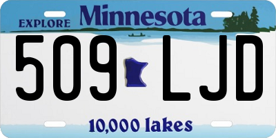 MN license plate 509LJD