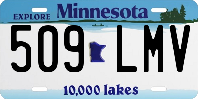 MN license plate 509LMV