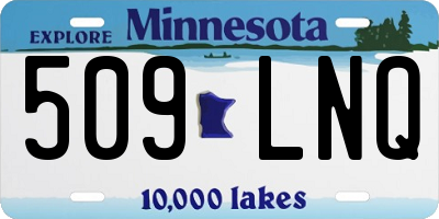 MN license plate 509LNQ
