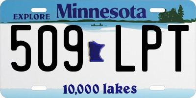 MN license plate 509LPT