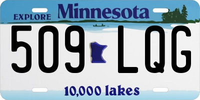 MN license plate 509LQG