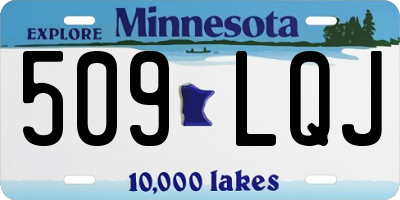 MN license plate 509LQJ