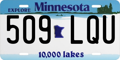 MN license plate 509LQU
