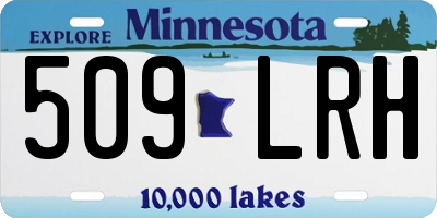 MN license plate 509LRH