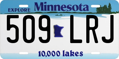 MN license plate 509LRJ