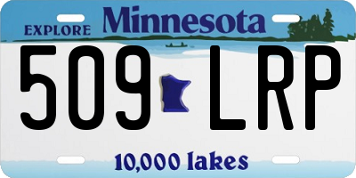 MN license plate 509LRP