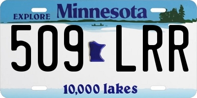 MN license plate 509LRR