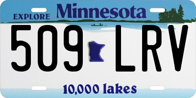 MN license plate 509LRV