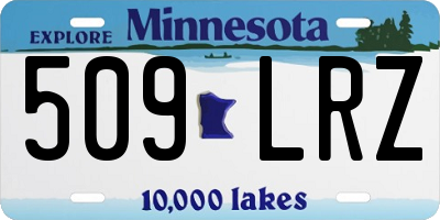 MN license plate 509LRZ