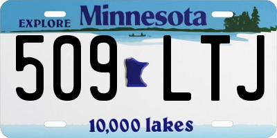 MN license plate 509LTJ