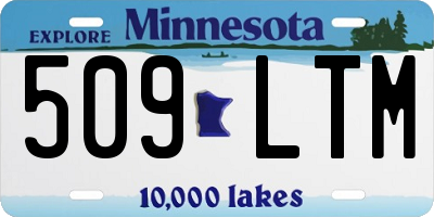 MN license plate 509LTM