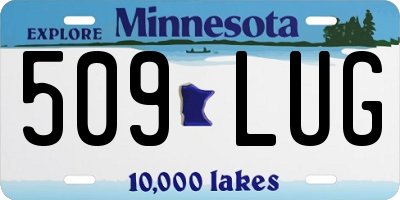 MN license plate 509LUG