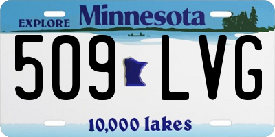 MN license plate 509LVG