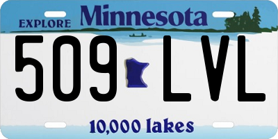 MN license plate 509LVL