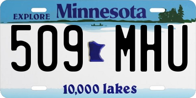 MN license plate 509MHU