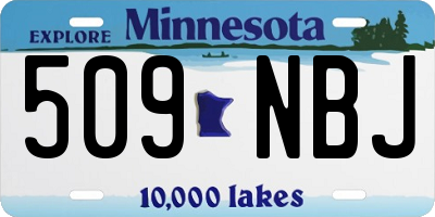 MN license plate 509NBJ