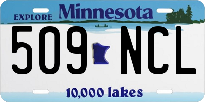 MN license plate 509NCL