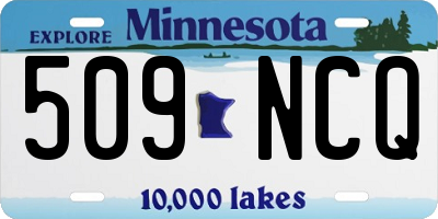 MN license plate 509NCQ