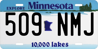 MN license plate 509NMJ