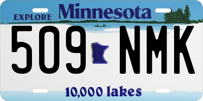 MN license plate 509NMK