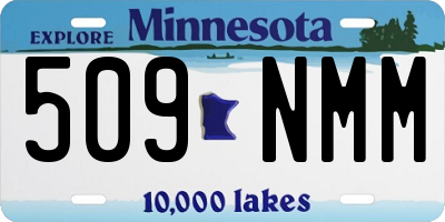 MN license plate 509NMM
