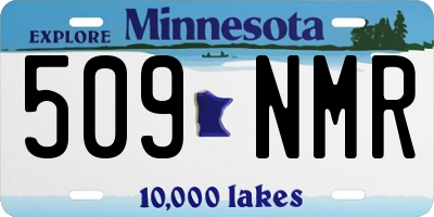 MN license plate 509NMR