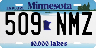 MN license plate 509NMZ