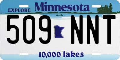 MN license plate 509NNT