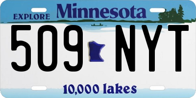 MN license plate 509NYT