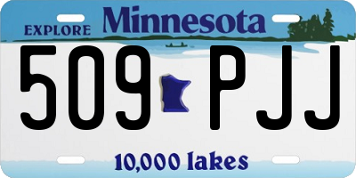 MN license plate 509PJJ