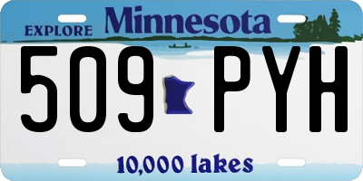 MN license plate 509PYH