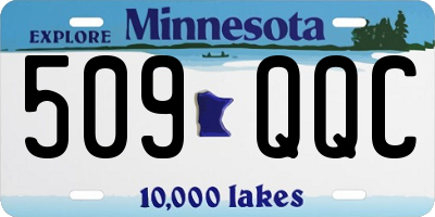 MN license plate 509QQC