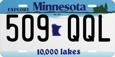 MN license plate 509QQL