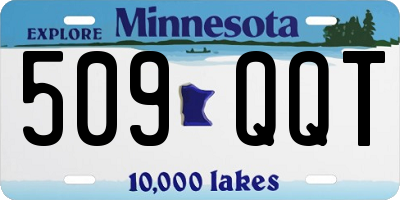 MN license plate 509QQT