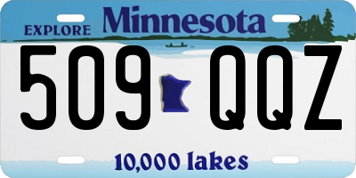MN license plate 509QQZ