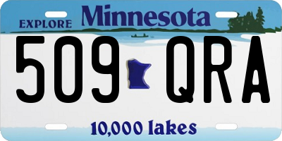 MN license plate 509QRA