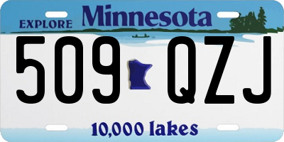 MN license plate 509QZJ